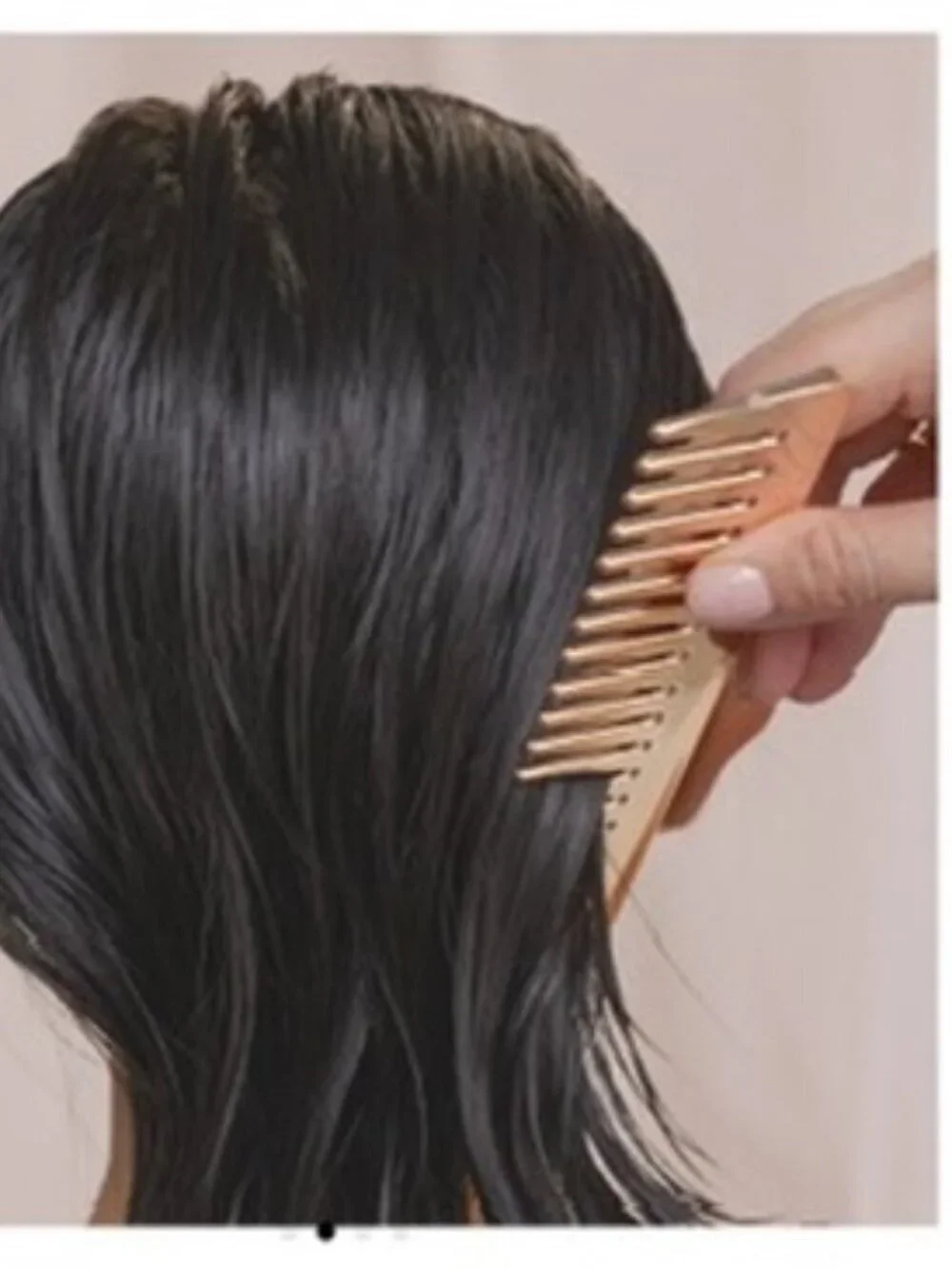 NWT KRISTIN ESS Rose Gold Wide Tooth Detangling Comb